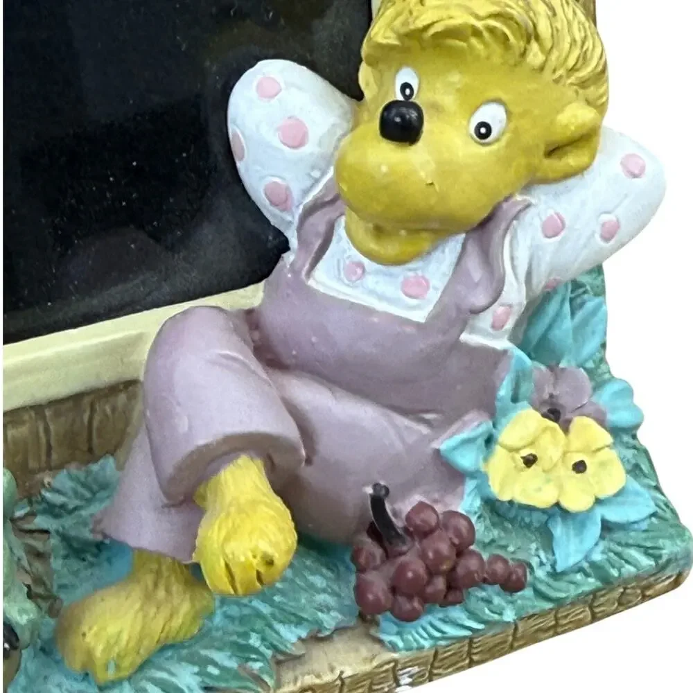 Vintage 90s Berenstain Bears 1991 Princess House Picture Frame 3
